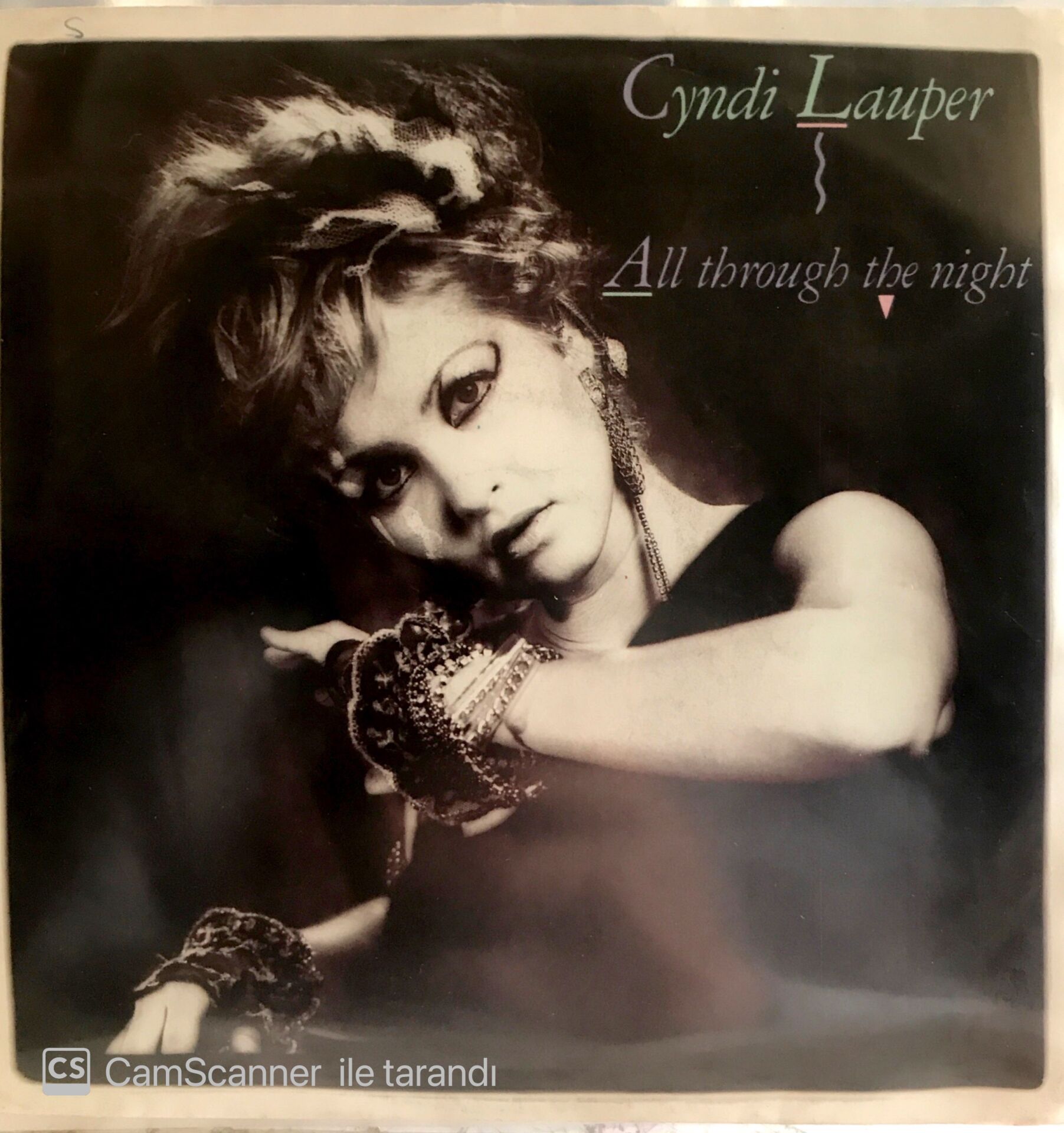 Cindy Lauper  - All Through the Night 45lik