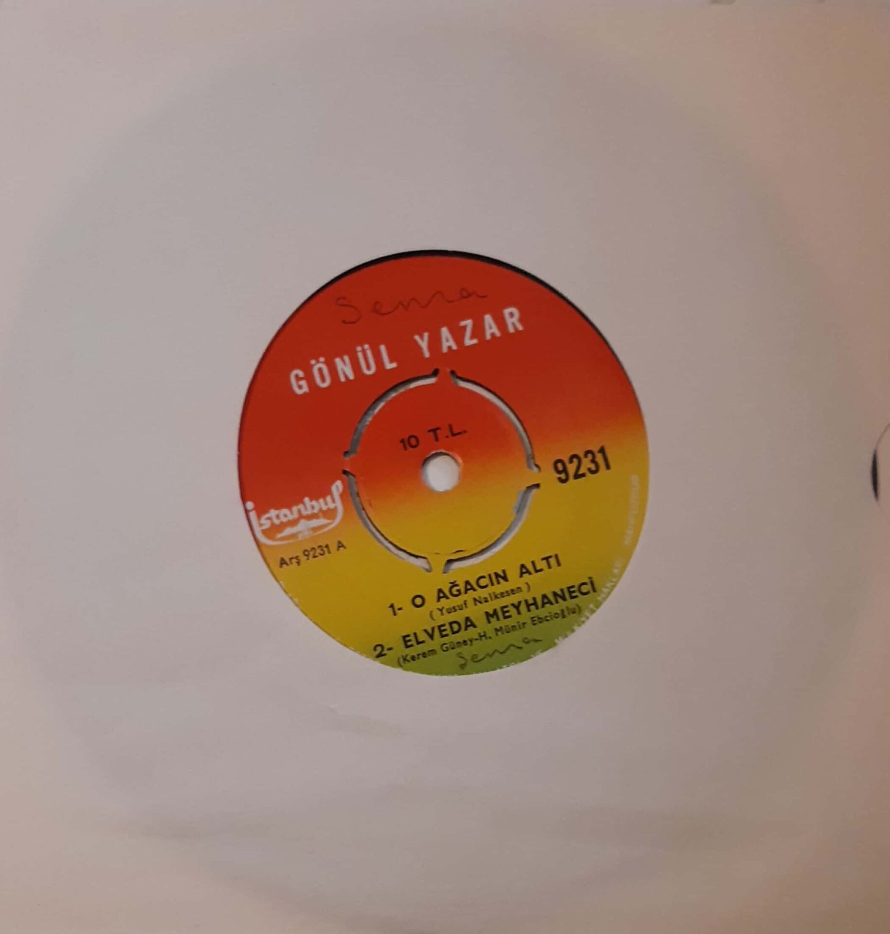 Gönül Yazar O Ağacın Altı Mini EP 45lik