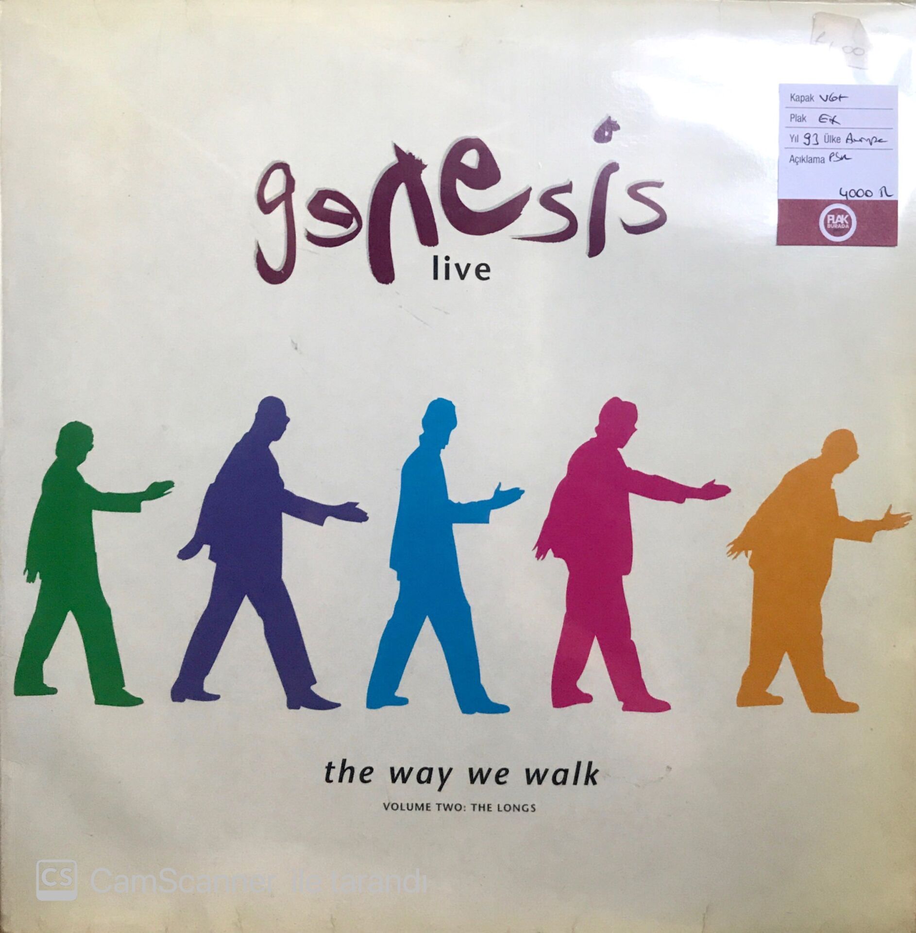 Genesis / Live / The Way We Walk / Volume Two: The Longs LP