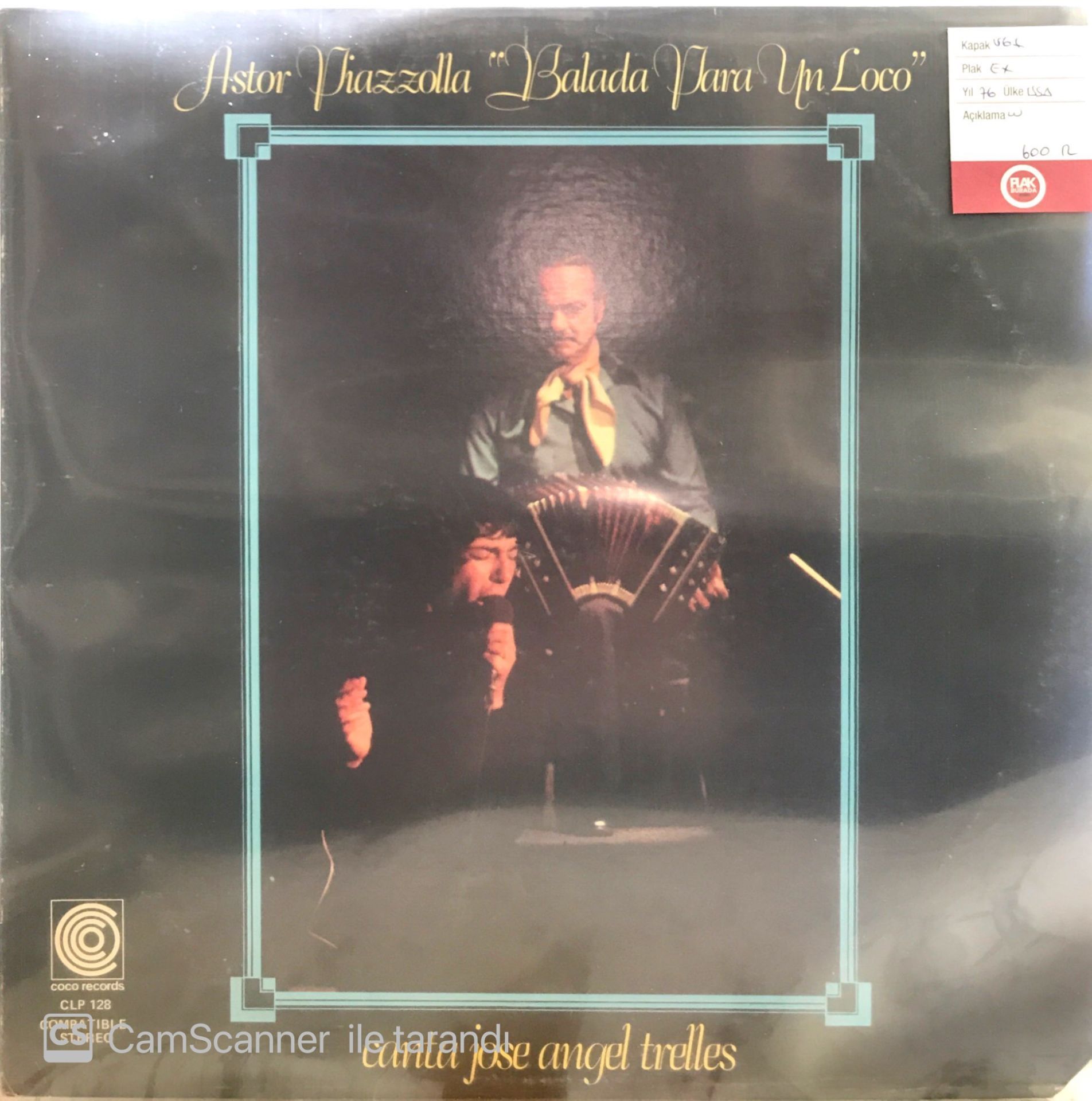 Astor Piazzolla Balada Para un Loco LP