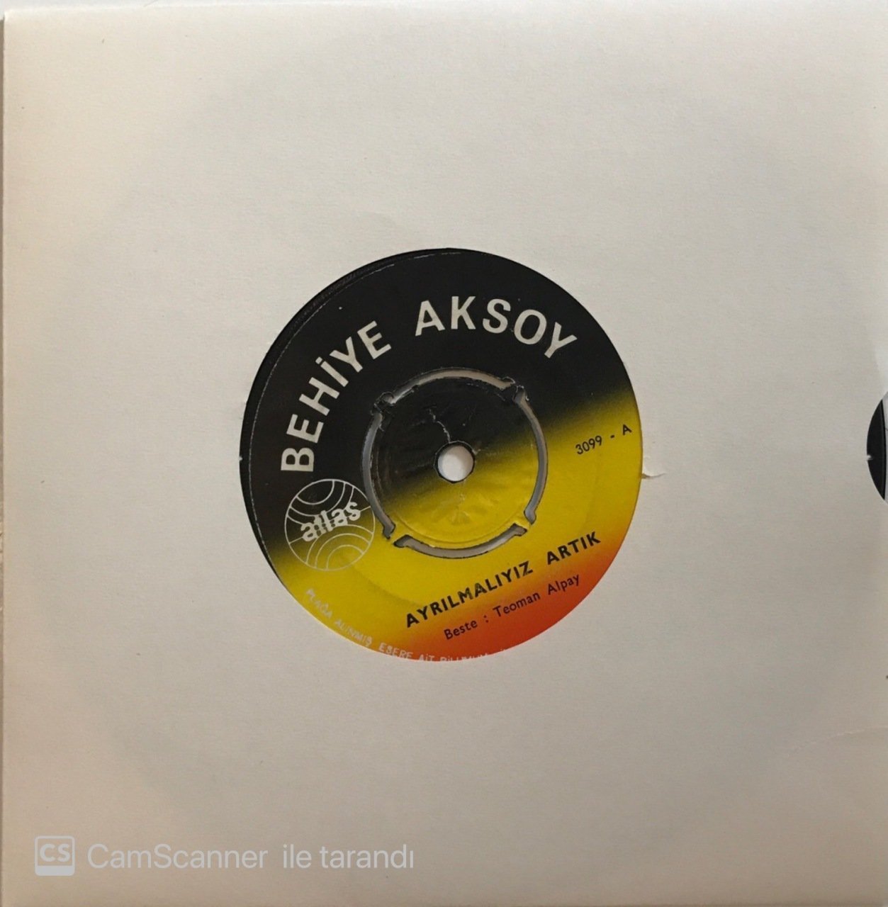 Behiye Aksoy Ayrılmalıyız Artık 45lik