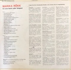 Marika Rökk Für Eine Nacht Voller Seligkeit LP