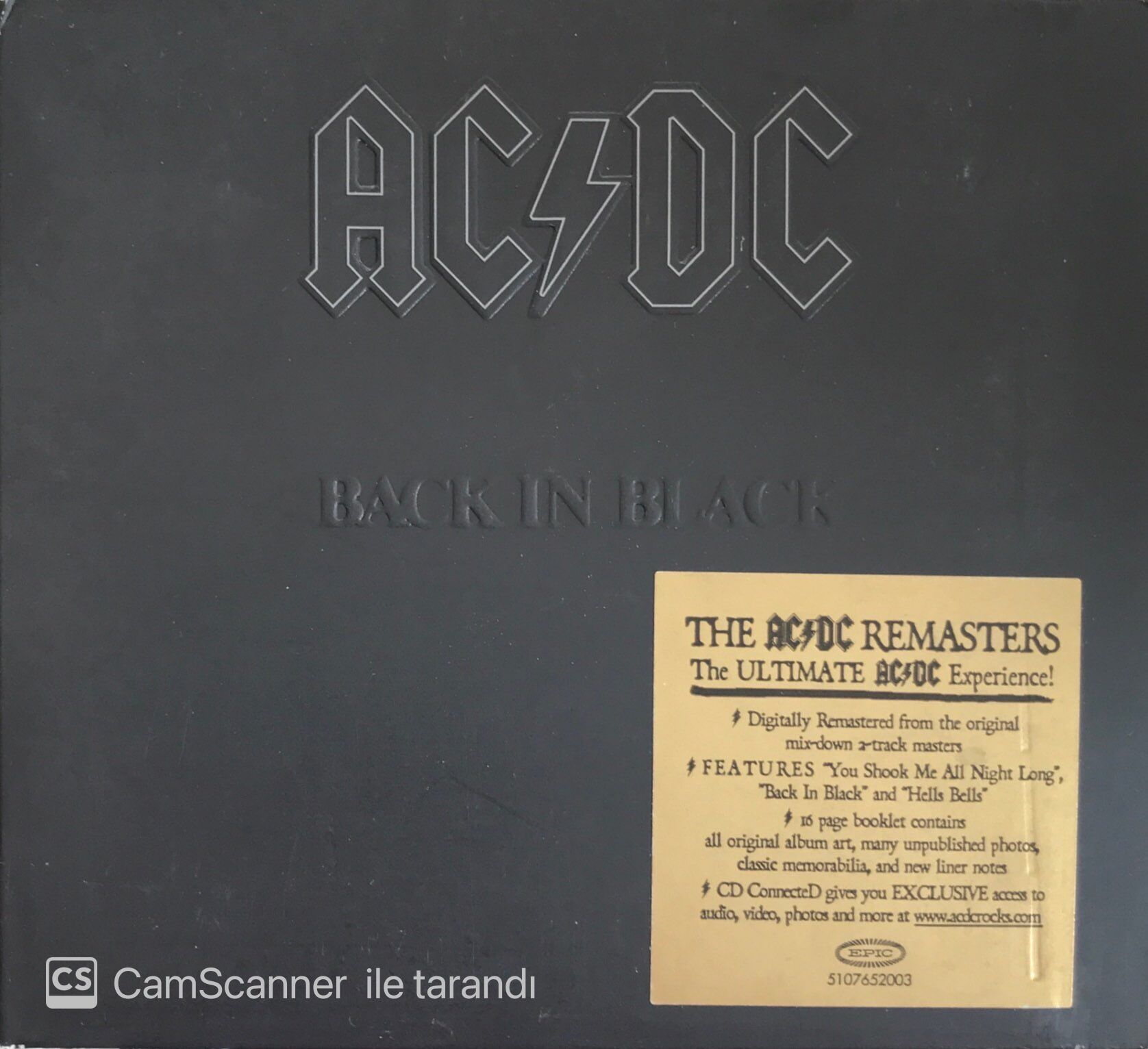 AC DC - Back In Black CD