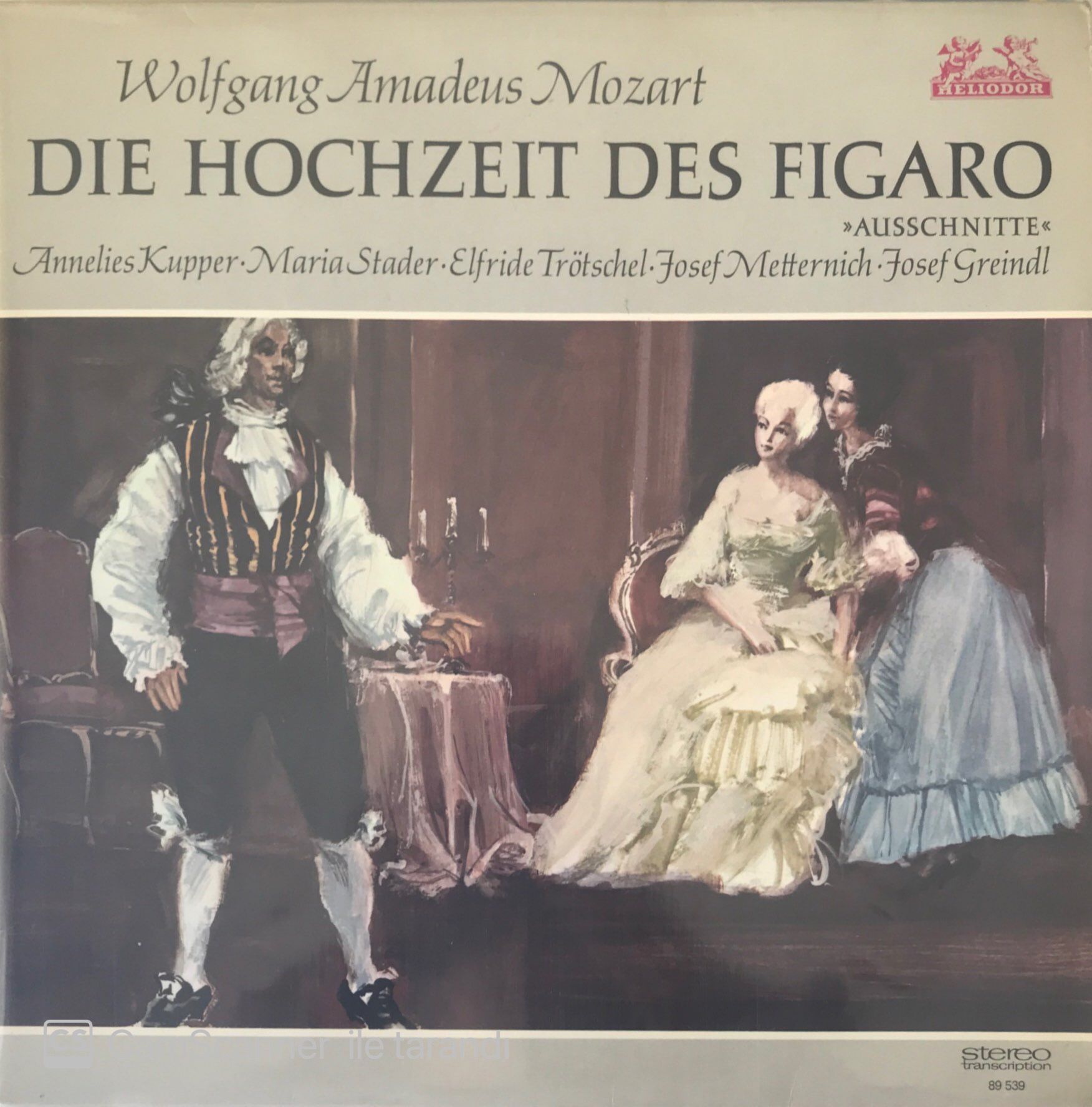 Wolfgang Amadeus Mozart Hochzeıt Des Fıgaro LP
