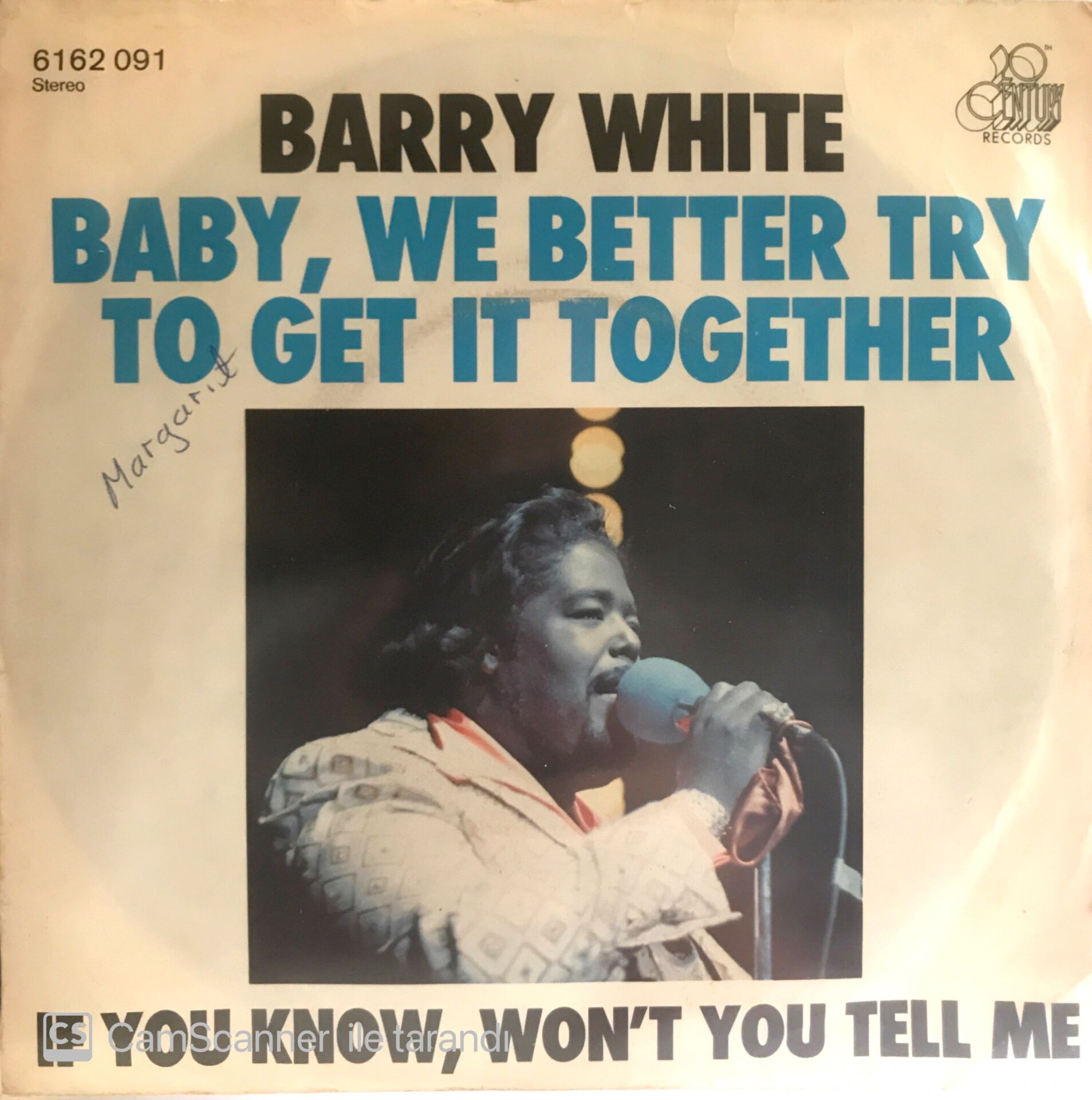 Barry White - Baby we better Try 45lik