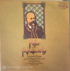 Peter Tschaikowsky Konzert Für Klavier und Orchester Nr. I b-moll LP