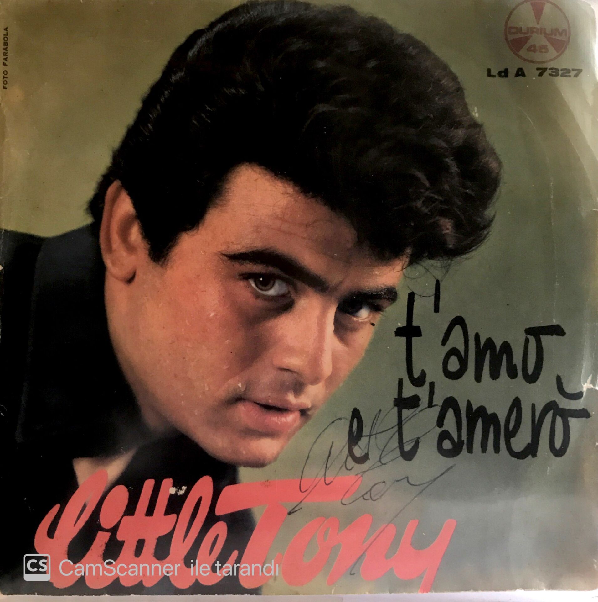 Little Tony - T'Amo 45lik