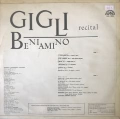 Benıamıno Gigli Tenor Recital LP