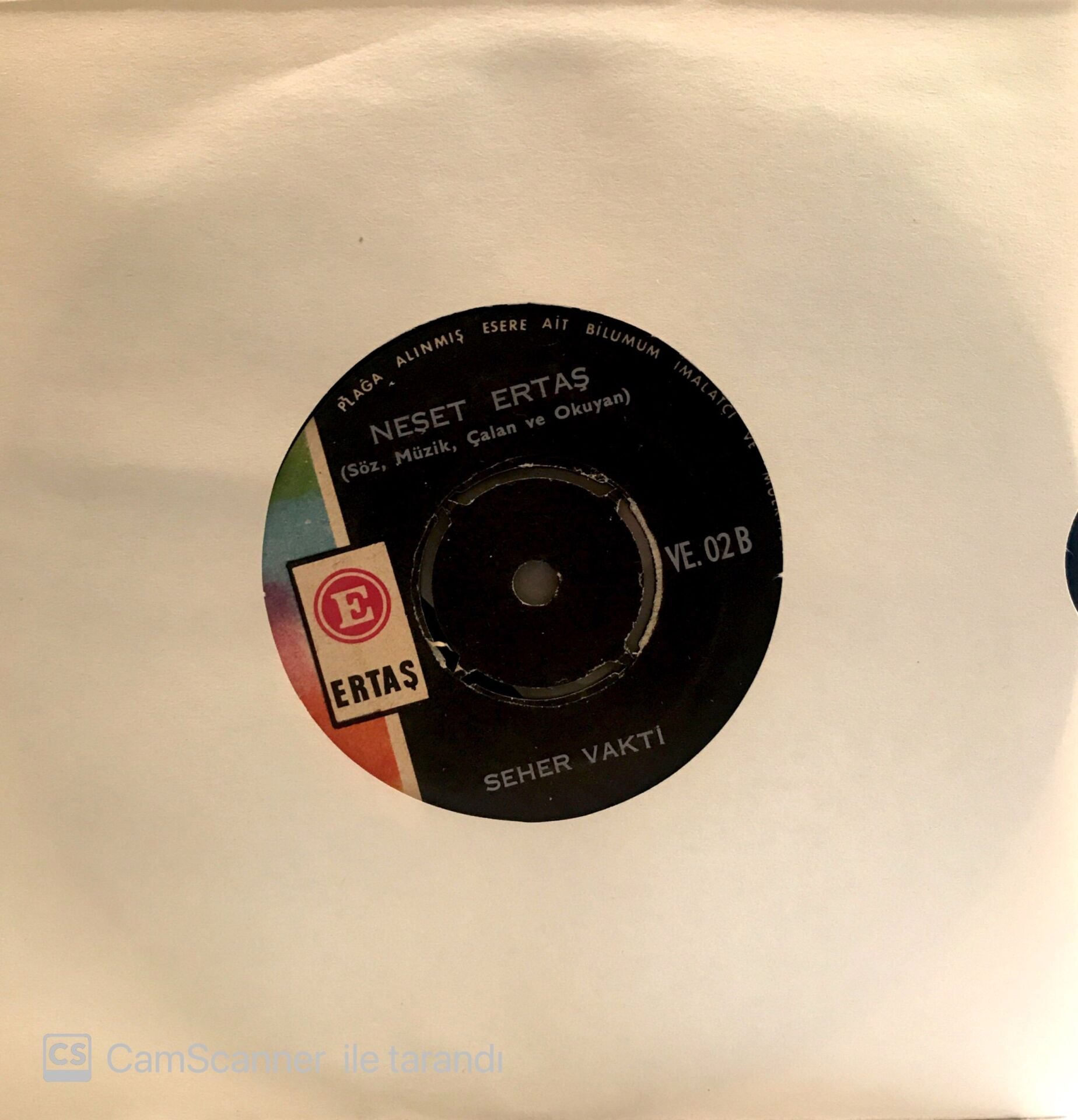 Neşet Ertaş Tatlı Dillim Güler Yüzlüm 45lik