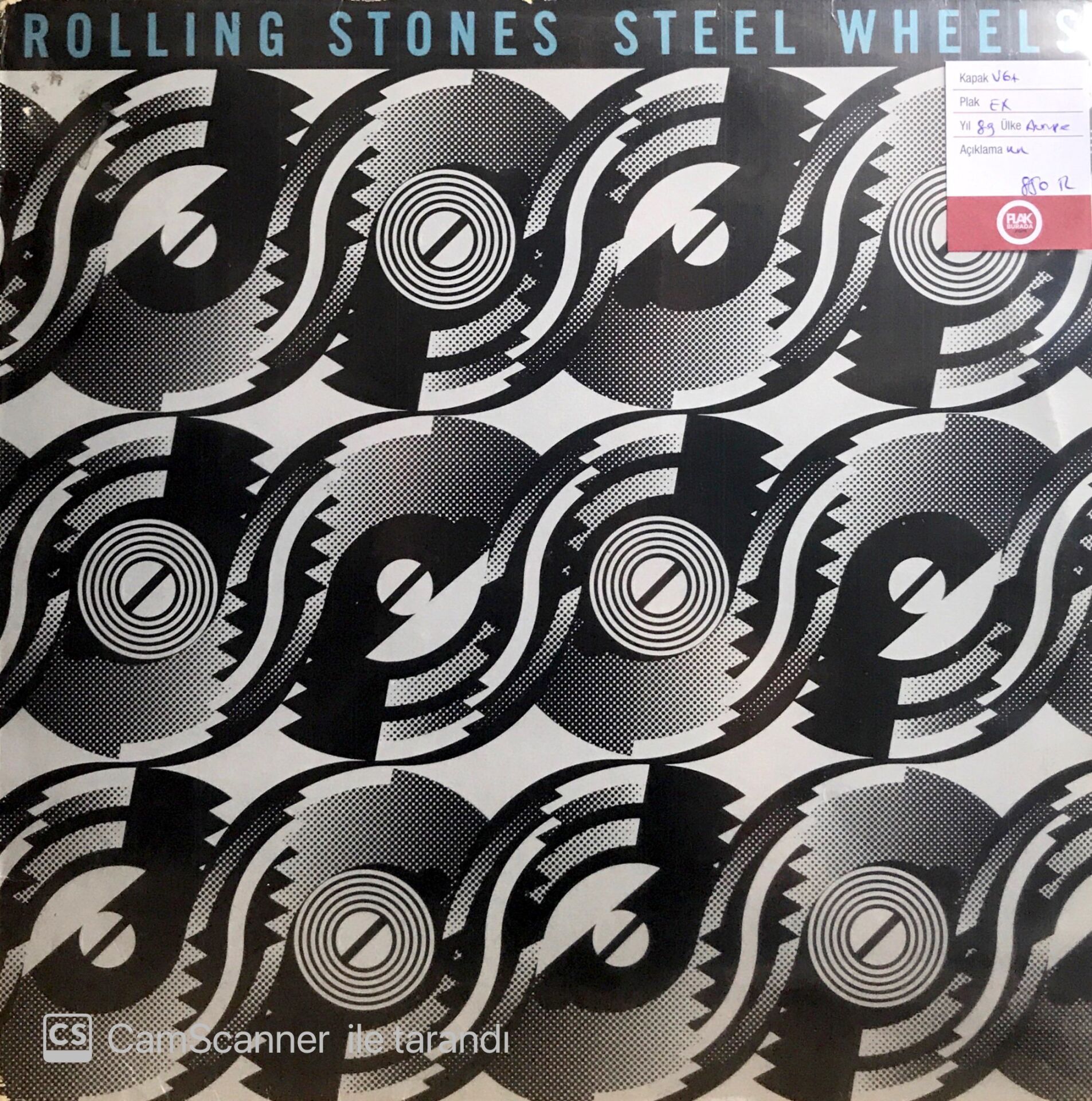The Rolling Stones Steel Wheels  LP