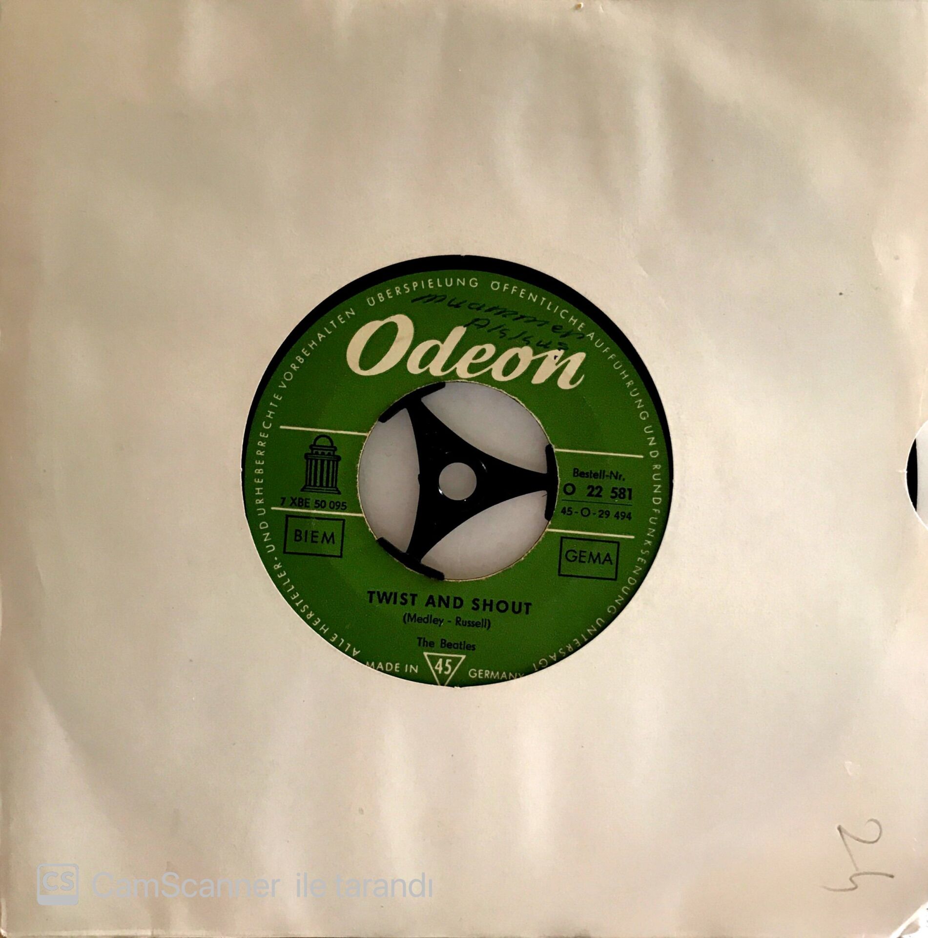 The Beatles - Twist and Shout 45lik