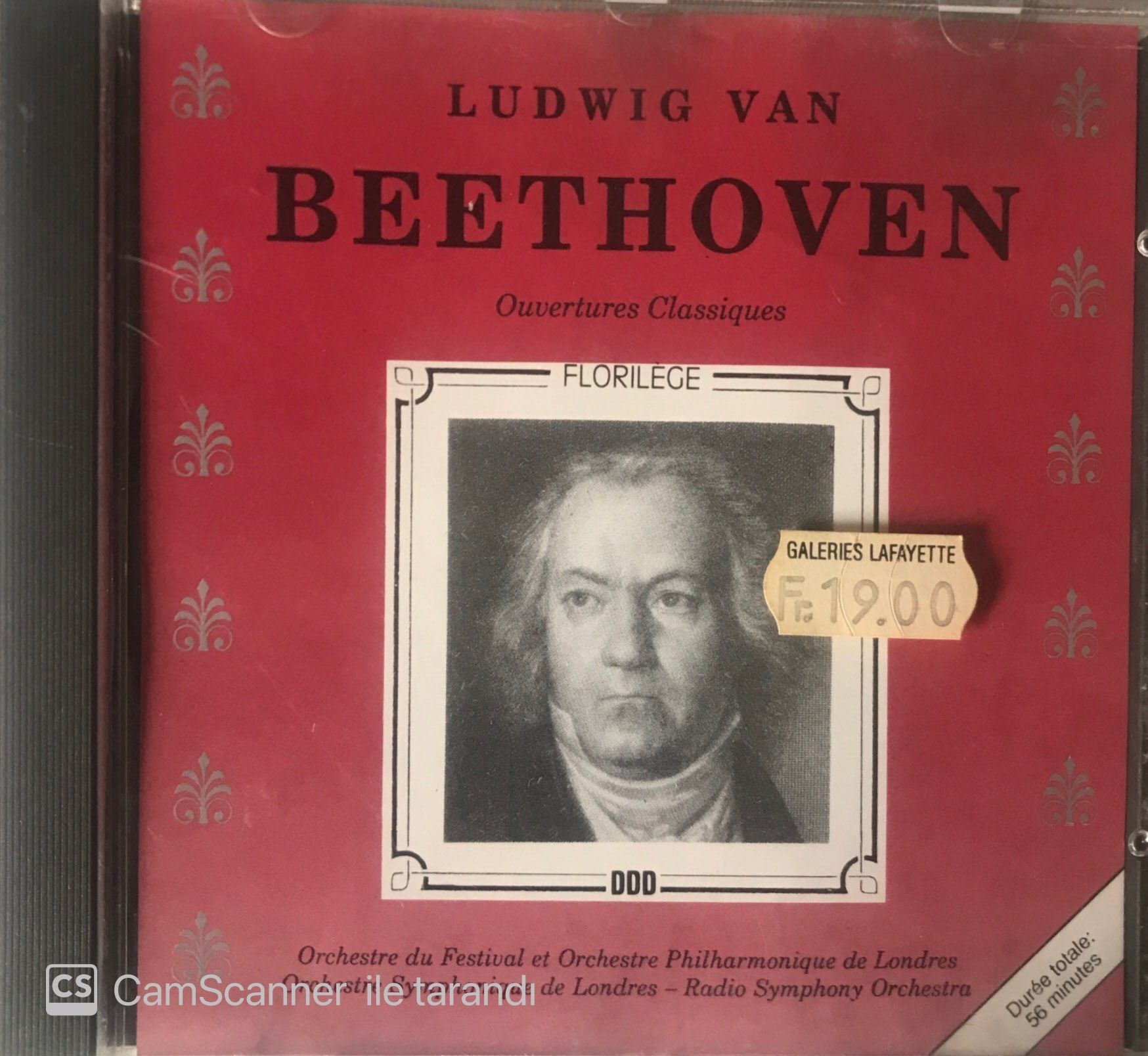 Beethoven Ouvertures Classiques CD