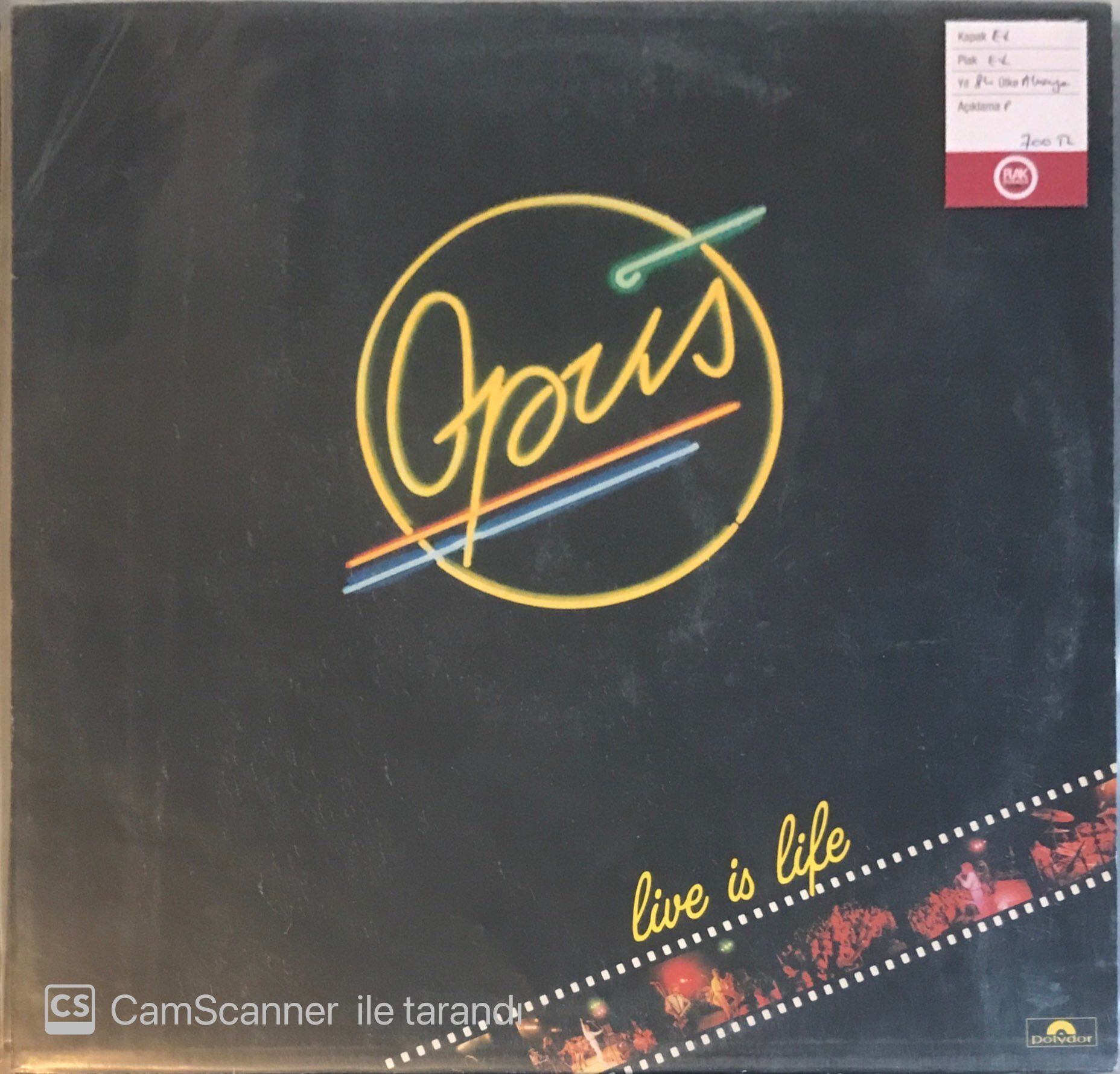Opus - Live Is Life LP