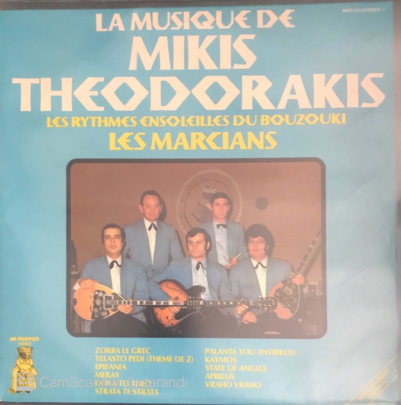 La Musique De Mikis Theodorakis Les Rythmes Ensoleilles Du Bouzouki Les Marcians LP