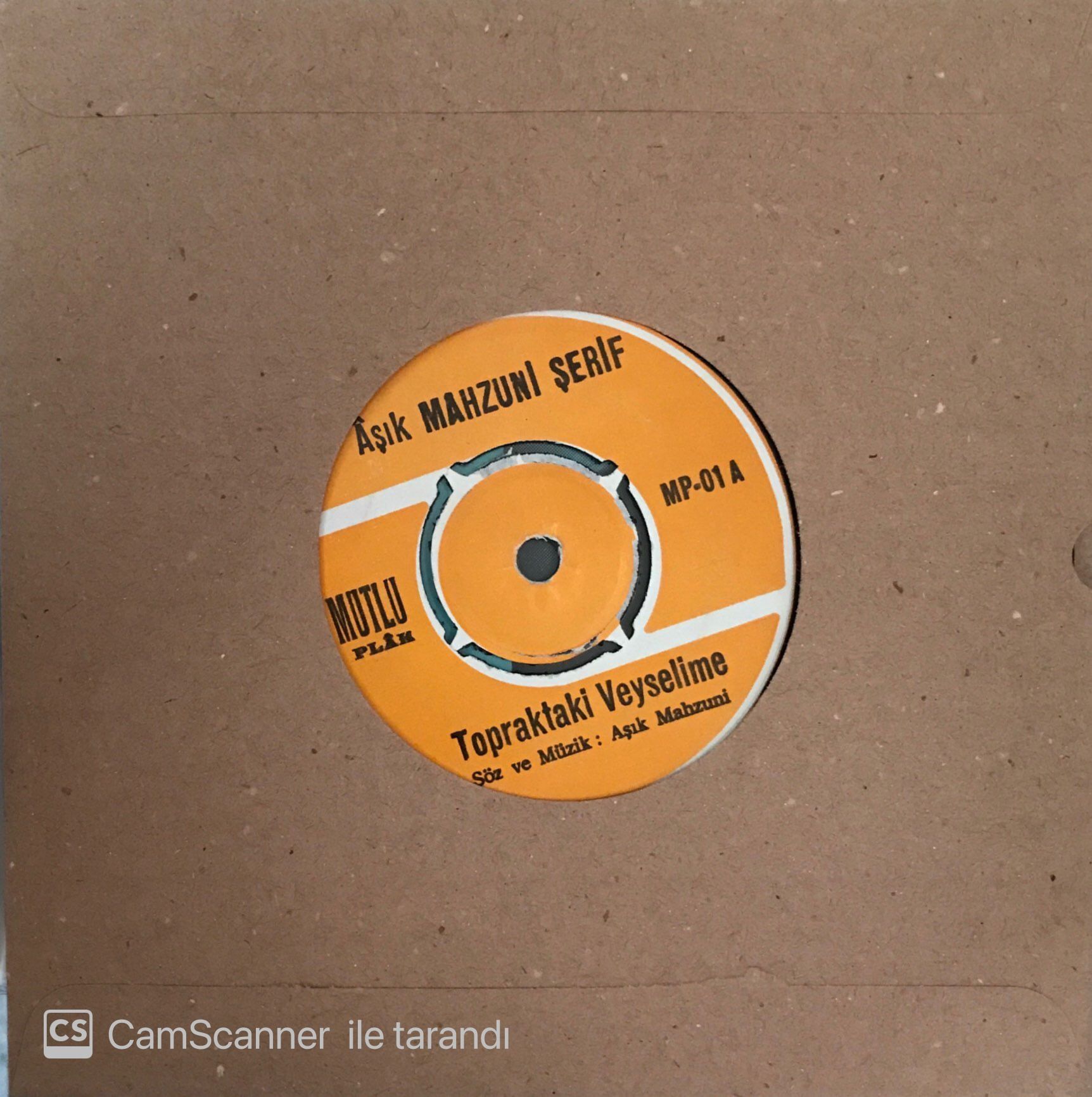 Aşık Mahzuni Şerif Topraktaki Veyselime 45lik