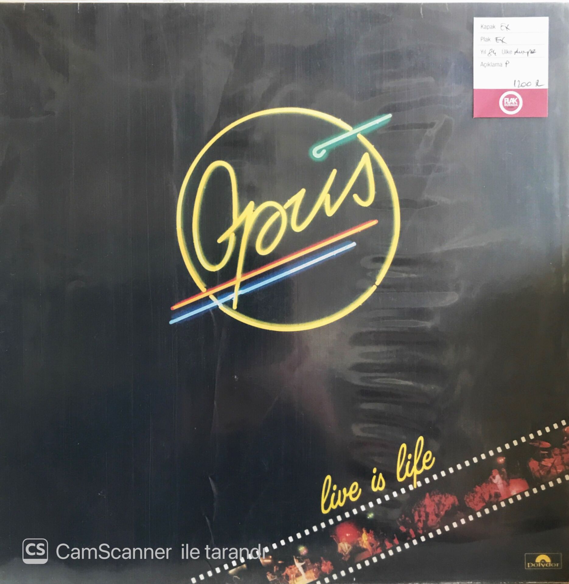 Opus - Live Is Life LP