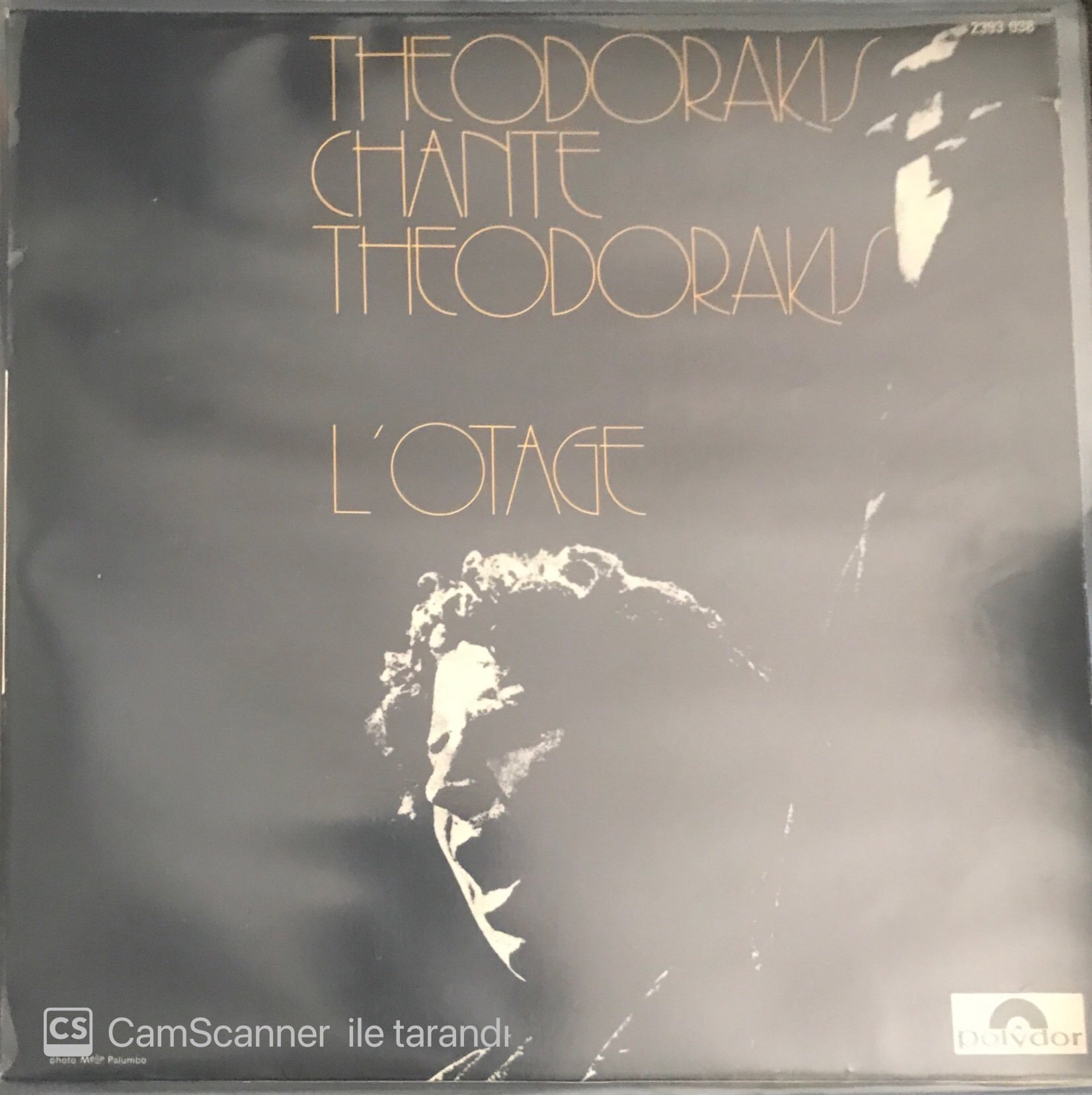 Theodorakis Chante Theodorakis L'Otage LP