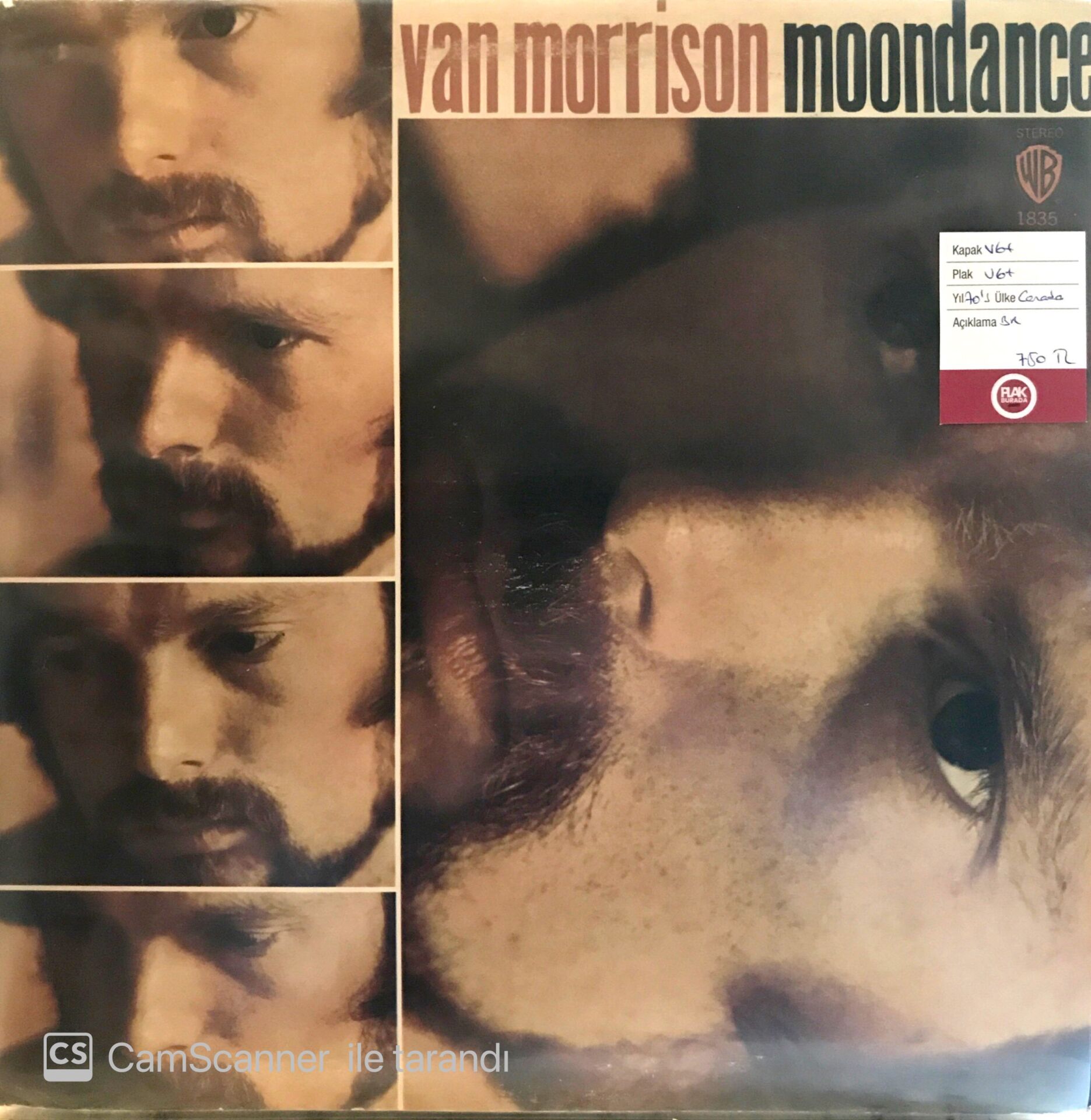 Van Morrison Moondance LP