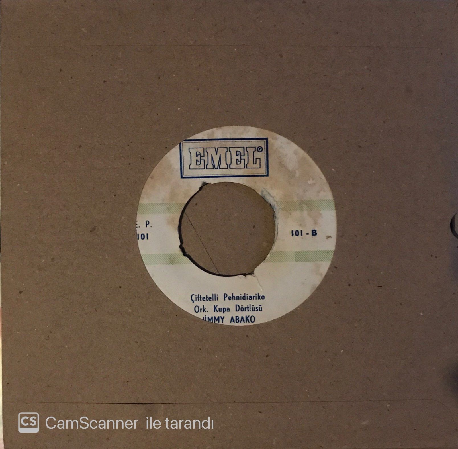 Jimmy Abako - Ama Thes Na Fiyis Fiye Ork. Kupa Dörtlüsü 45lik