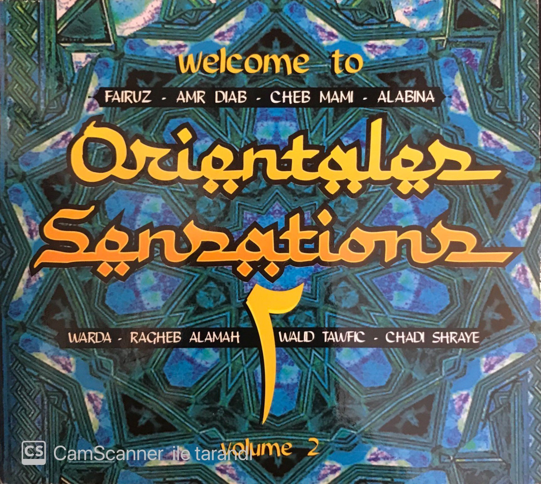 Welcome to Orientales Sensations 2 CD