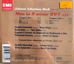 Bach: Mass In B Minor / Karajan CD