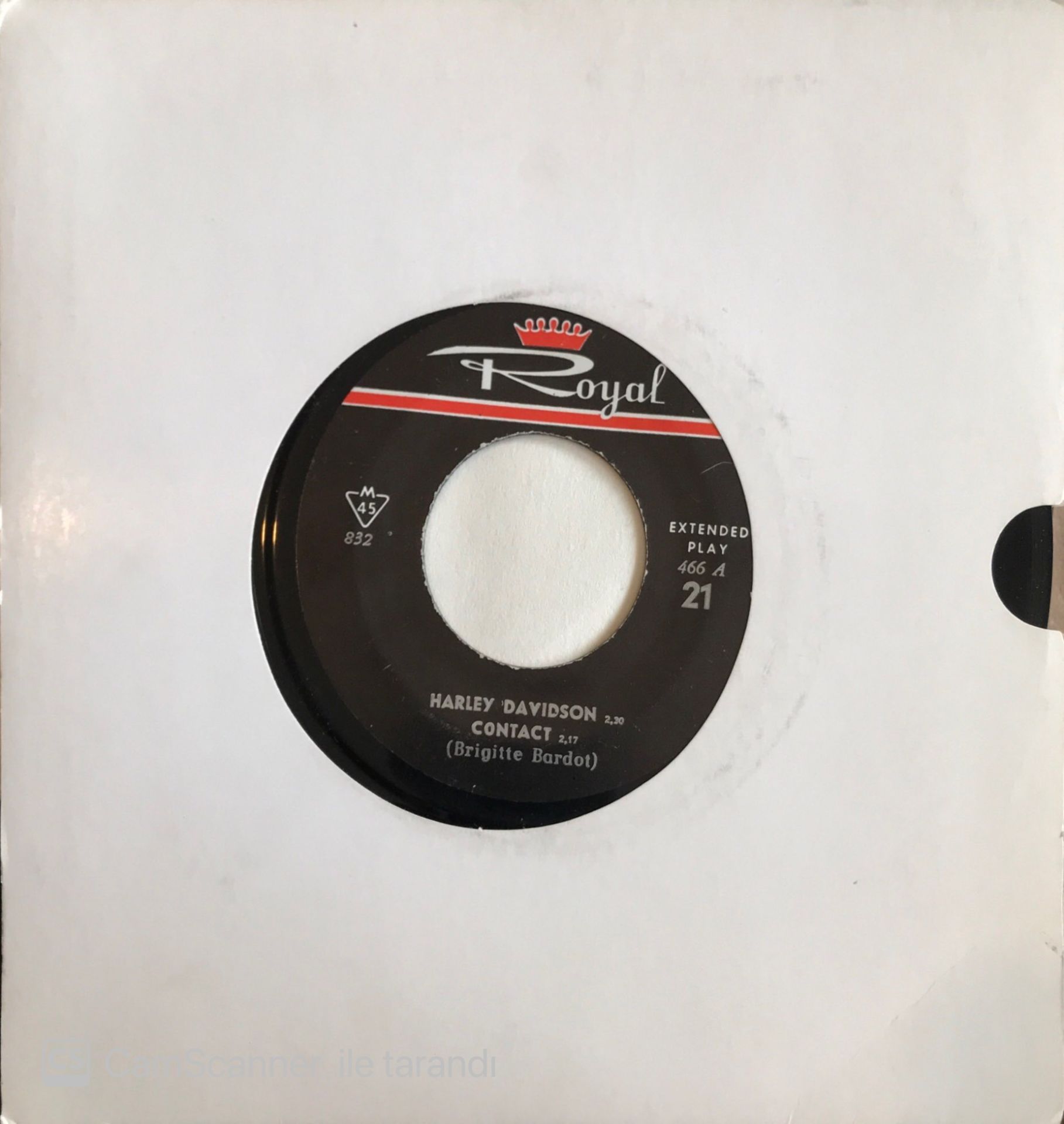Brigitte Bardot - Harley Davidson / Contact Mini EP