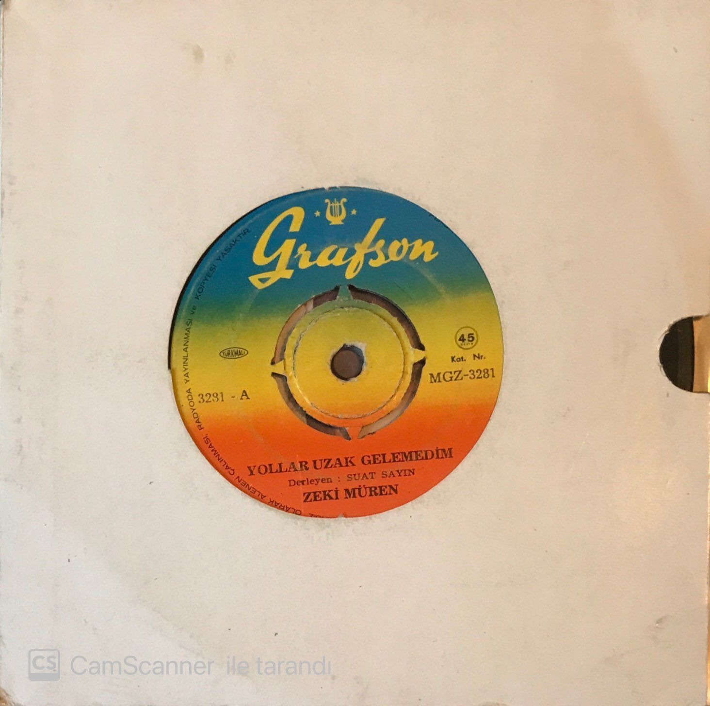 Zeki Müren - Yollar Uzak Gelemedim 45lik