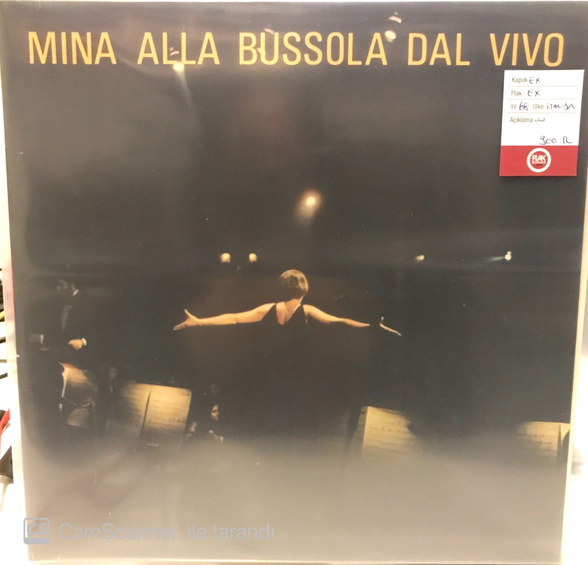 Mina Alla Bussola Dal Vivo LP