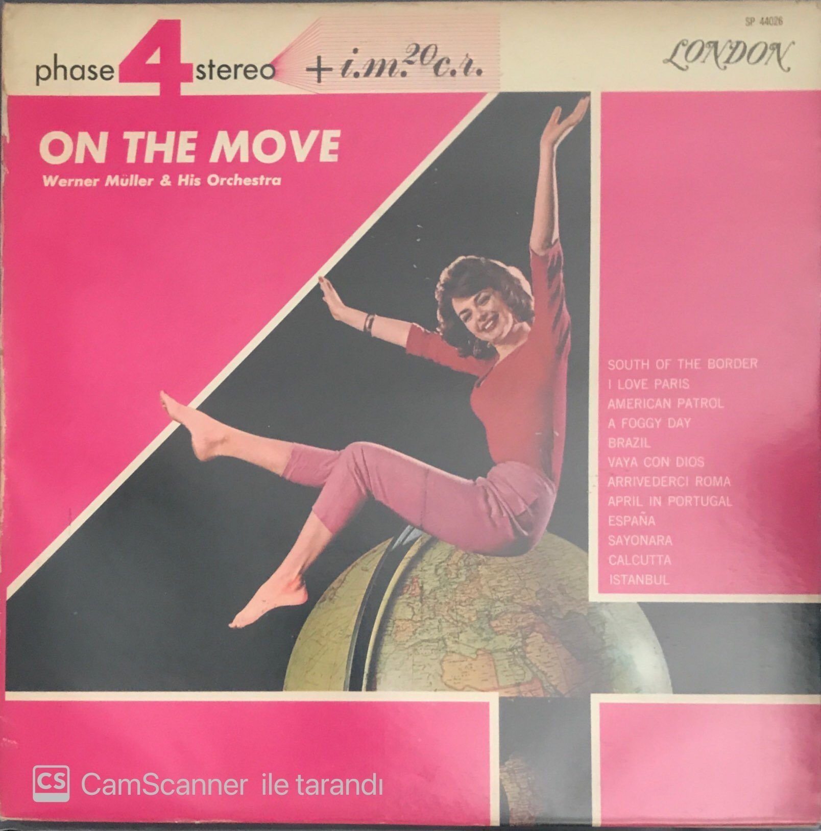 Werner Müller & His Orchestra On The Move LP