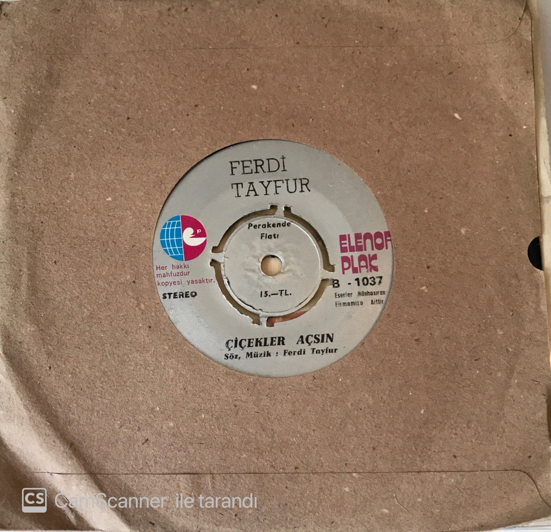 Ferdi Tayfur Çiçekler Açsın 45lik