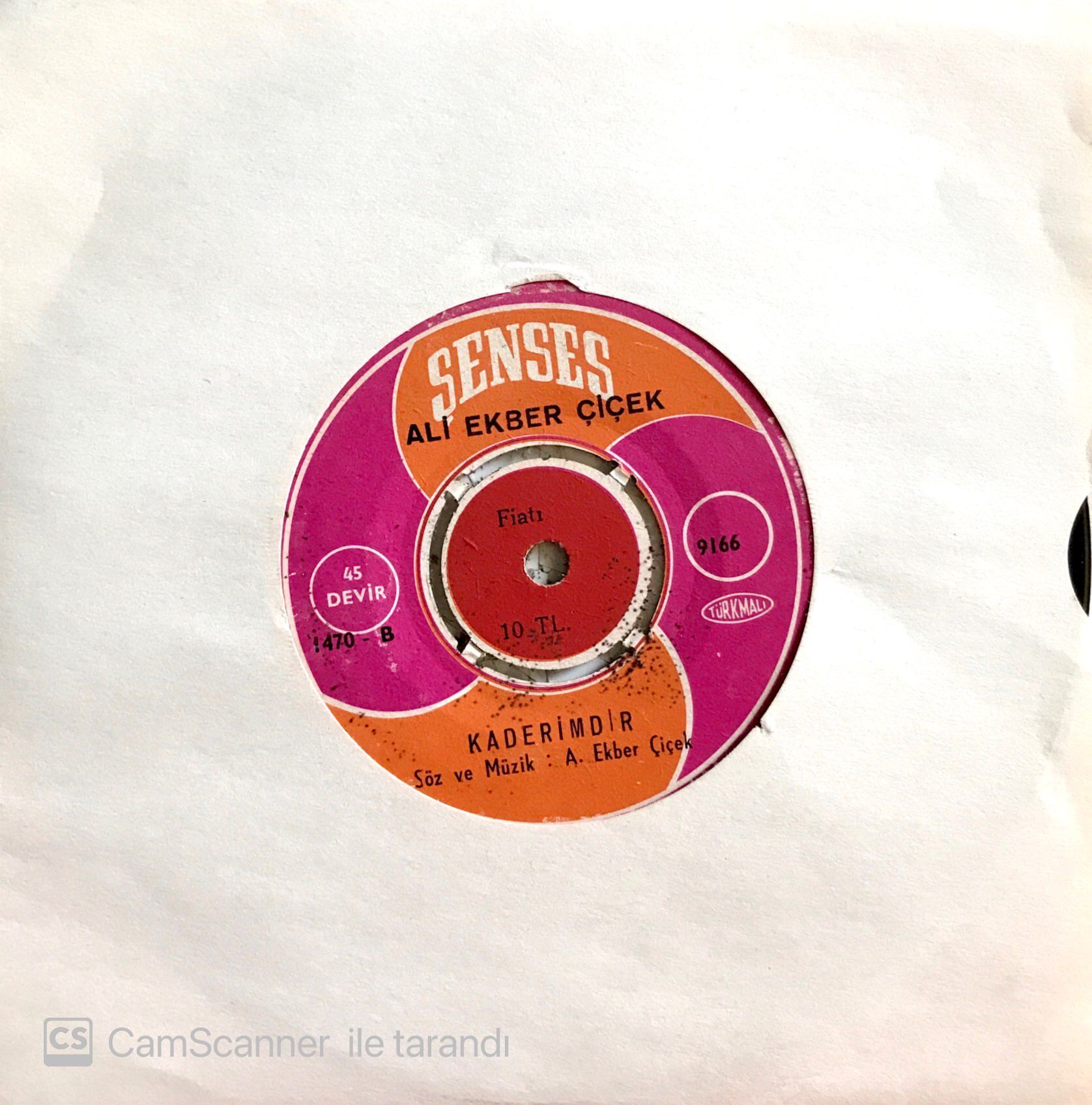 Ali Ekber Çiçek / Ali'nin Mektubu 45lik