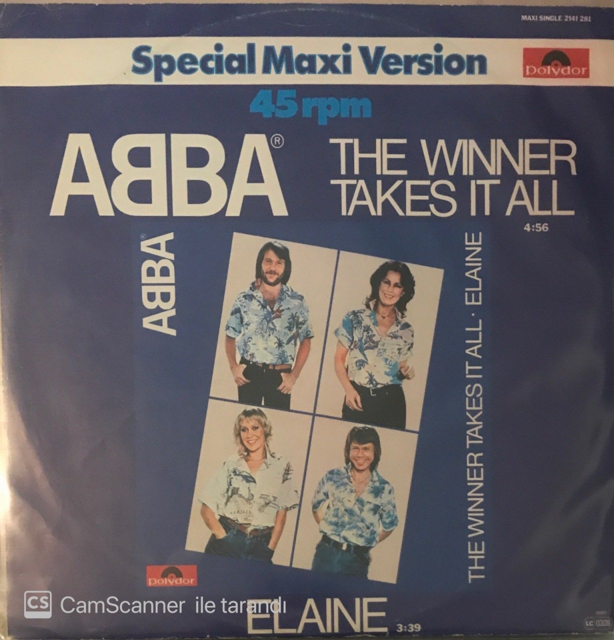 Abba The Winner Takes It All MAXI