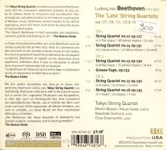 Beethoven The Late String Quartet Tokyo String Quartet (3 CD) CD