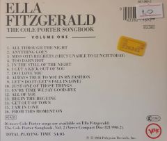Ella Fitzgerald The Cole Porter Songbook Volume One CD