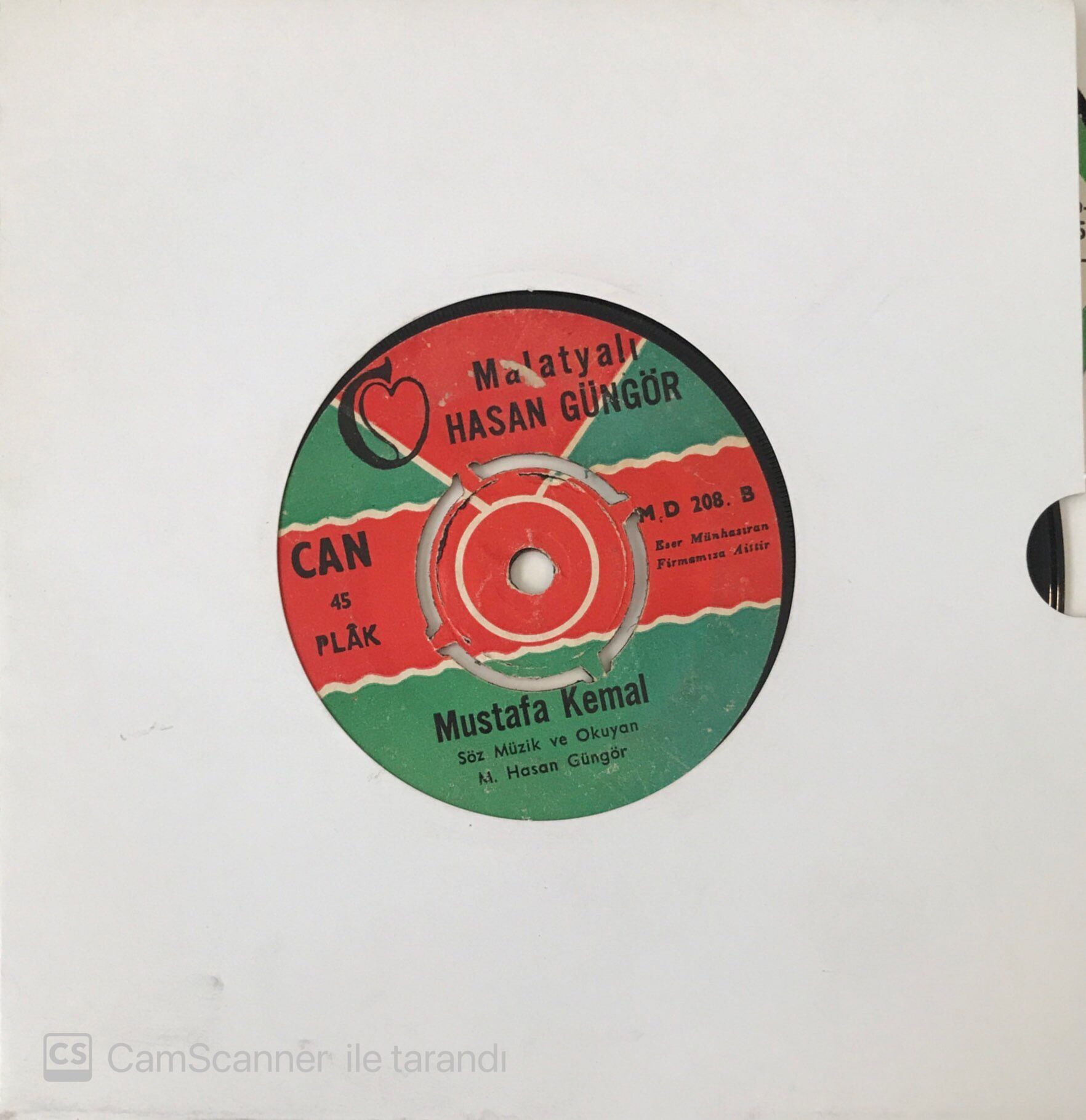 Malatyalı Hasan Güngör - Mustafa Kemal 45lik