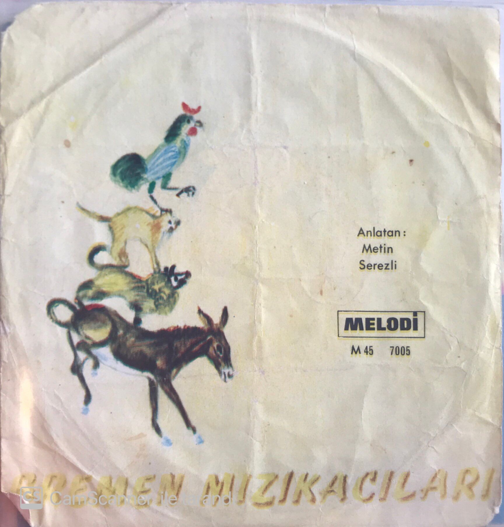 Bremen Mızıkacıları Anlatan: Metin Serezli 45lik