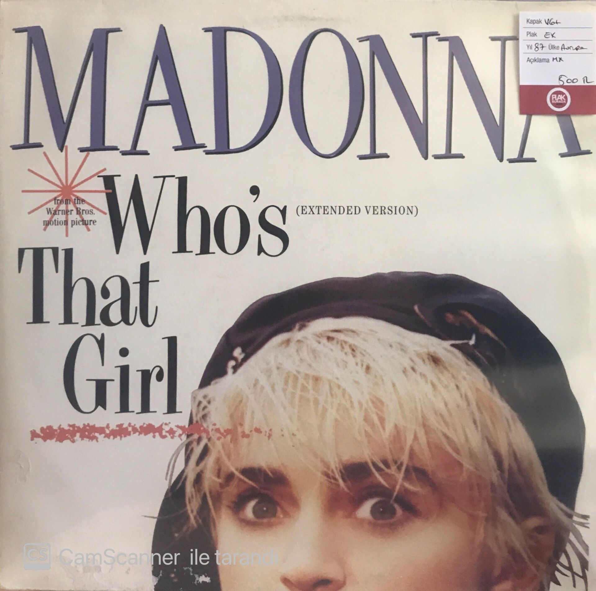 Madonna / Who's That Girl LP Maxi Single