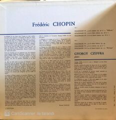 Cziffra Chopin Les Six Grandes Polonaises LP