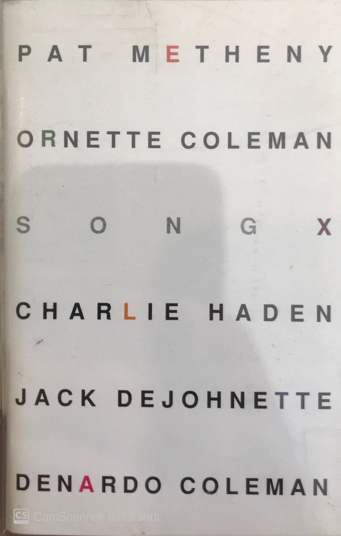 Pat Metheny Ornette Coleman Song X KASET