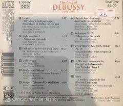 Debussy The Best Of CD