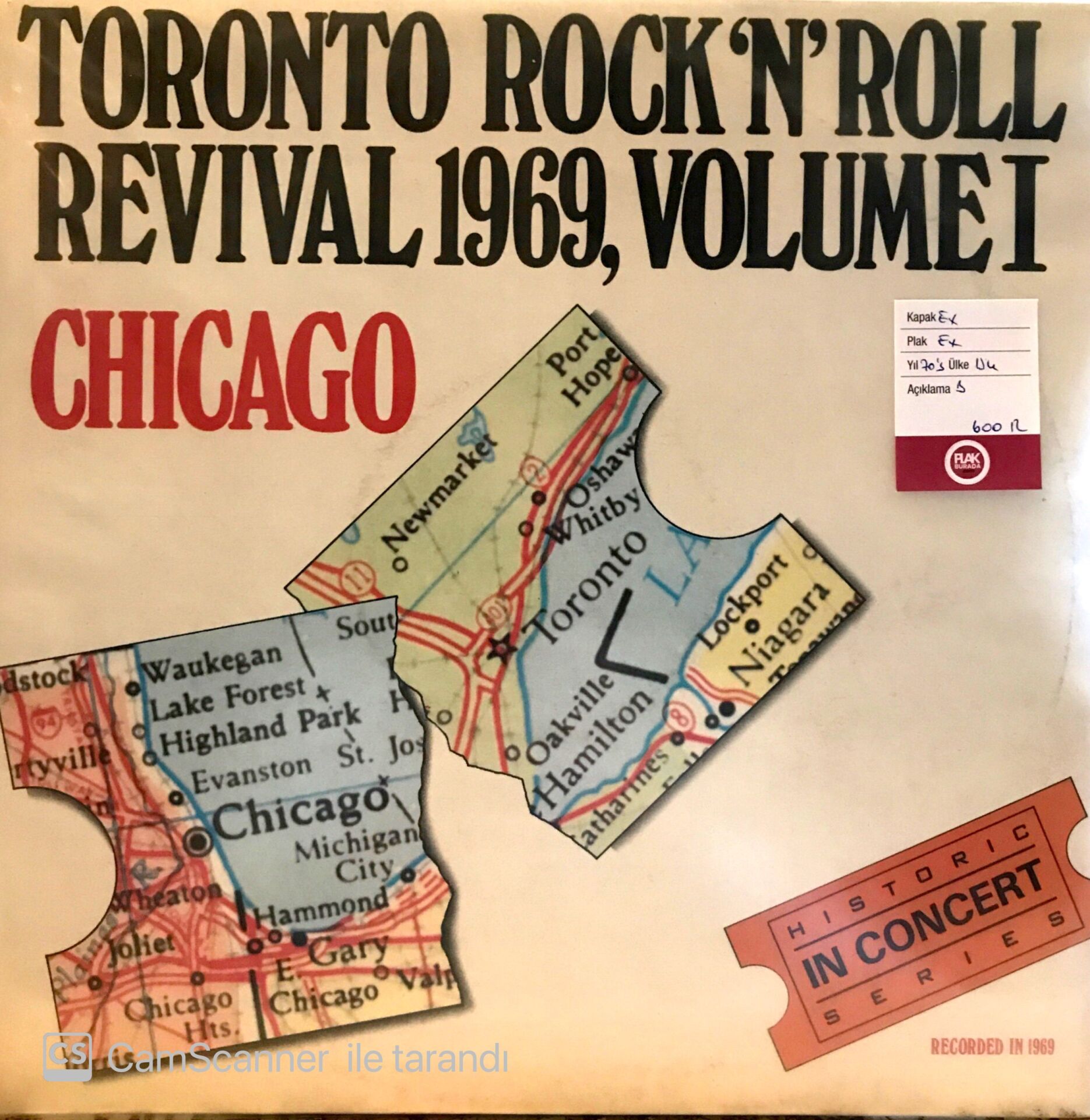 Toronto Rock'n Roll Revival 1969 Vol.1 LP