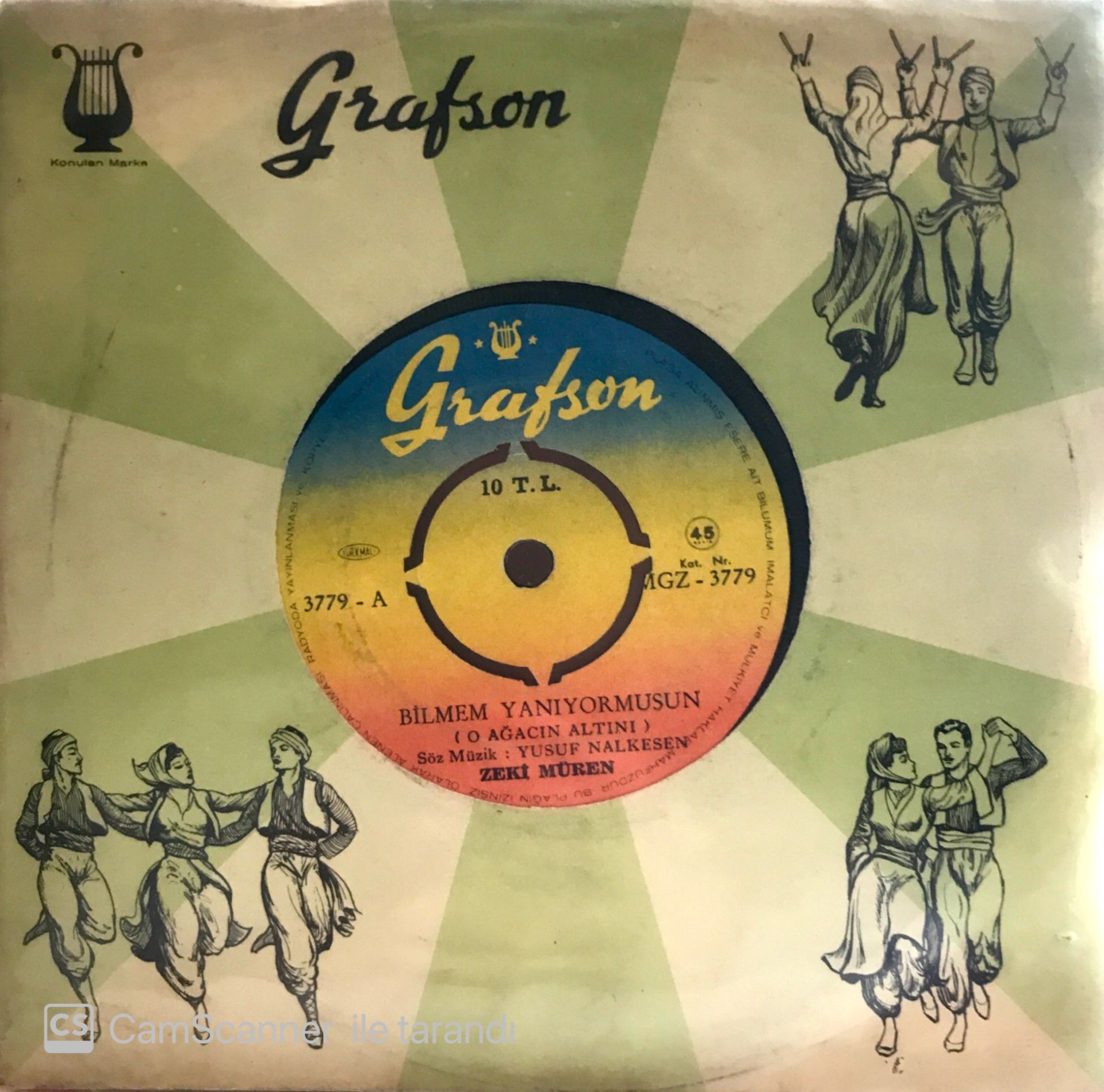 Zeki Müren - Bilmem Yanıyormusun 45lik