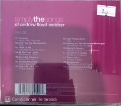 Andrew Llyoyd Webber Simply The Songs Disc 2 CD
