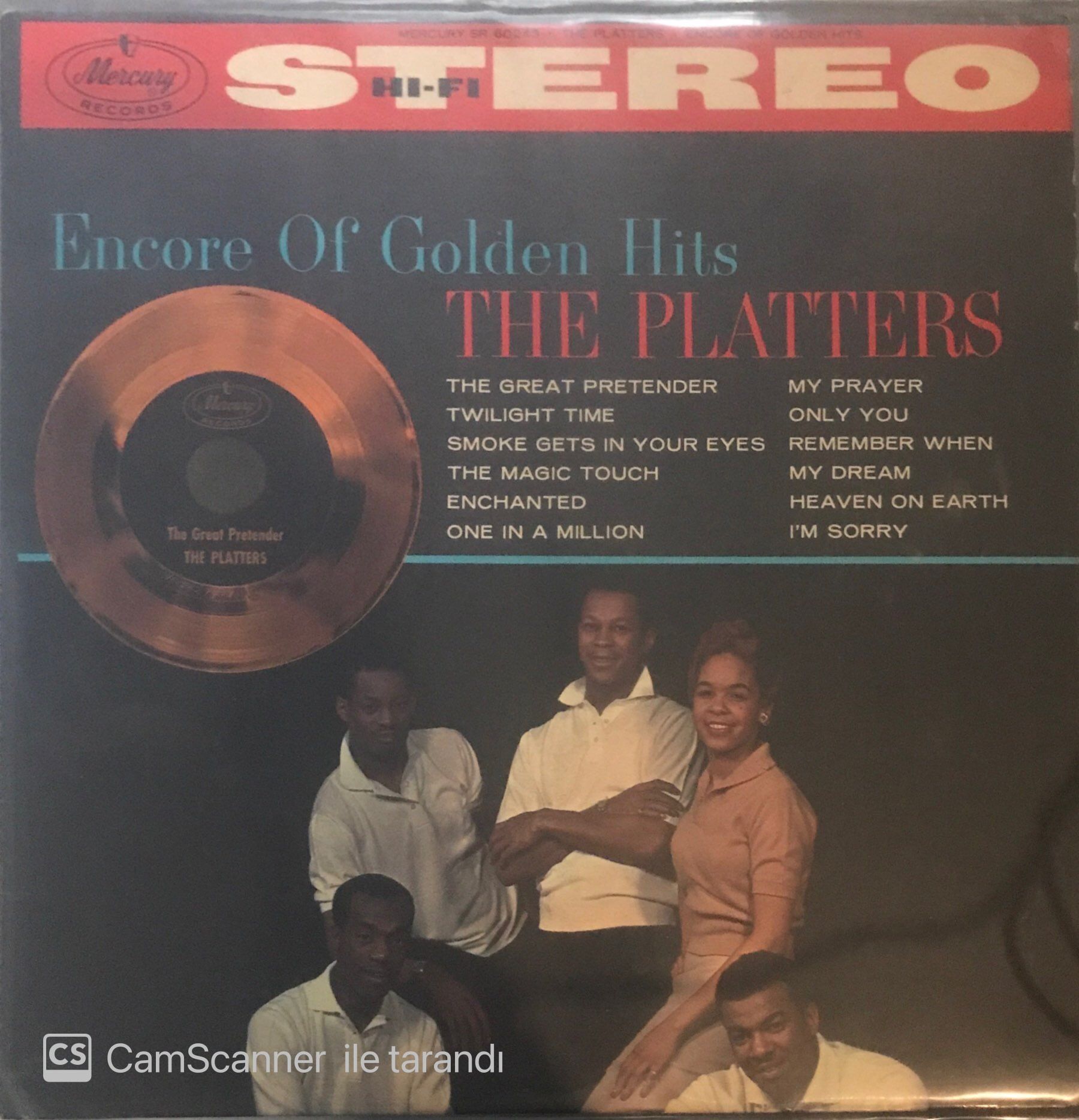 The Platters Encore Of Golden Hits LP