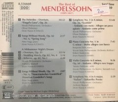 Mendelssohn The Best Of CD