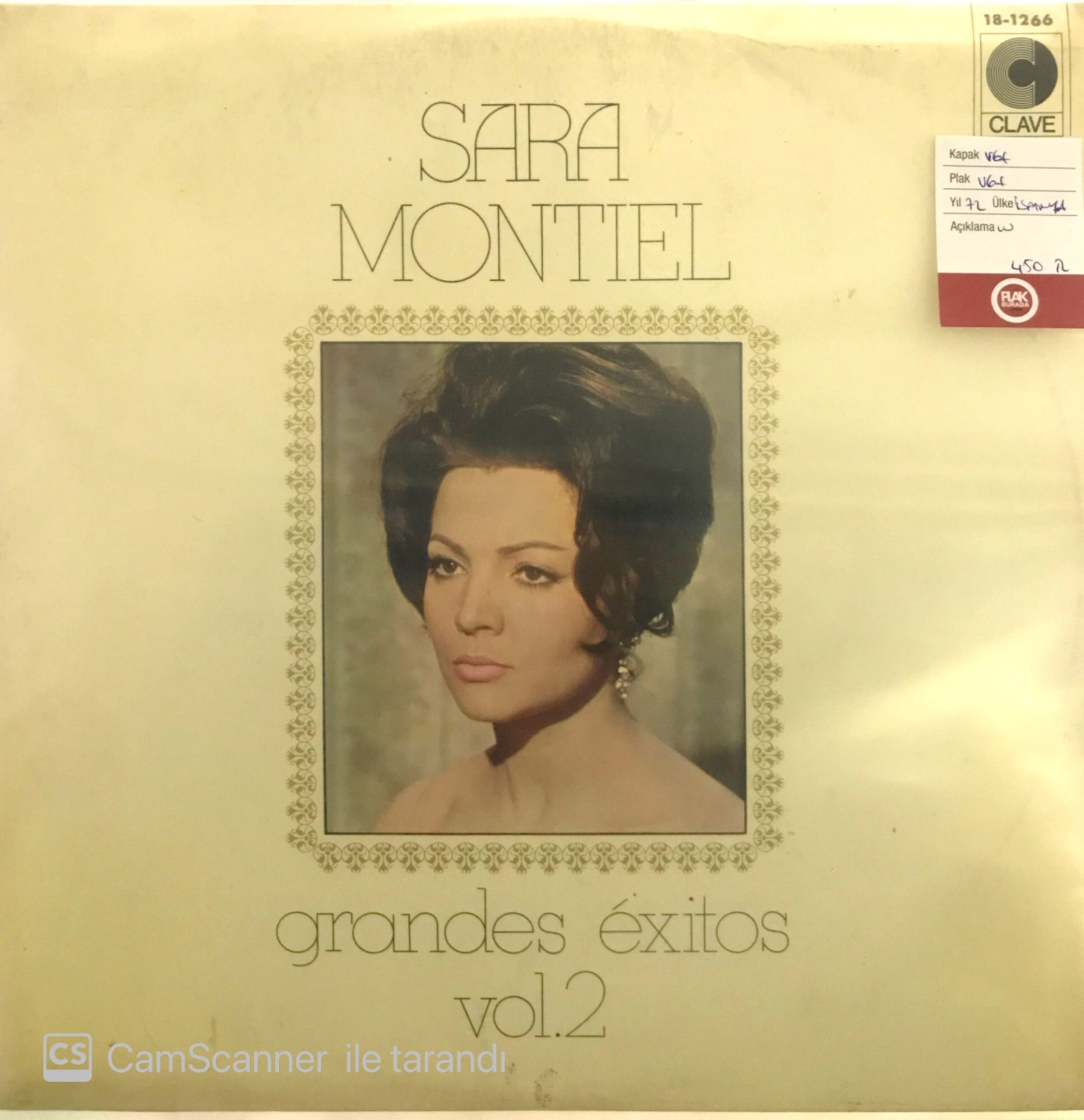 Sara Montiel Grandes Exitos Vol.2 LP