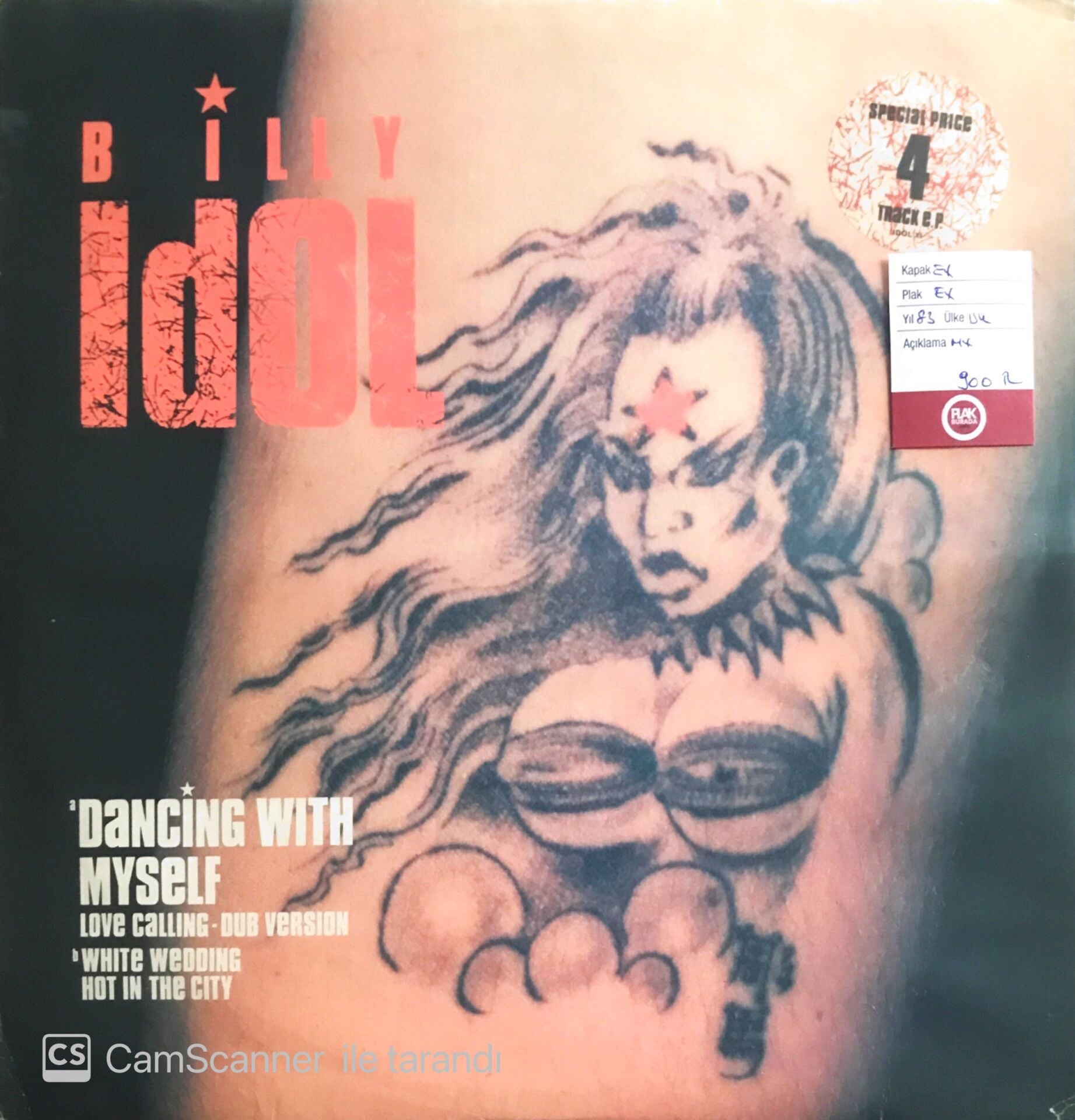 Billy Idol - Dancing With Myself - LP