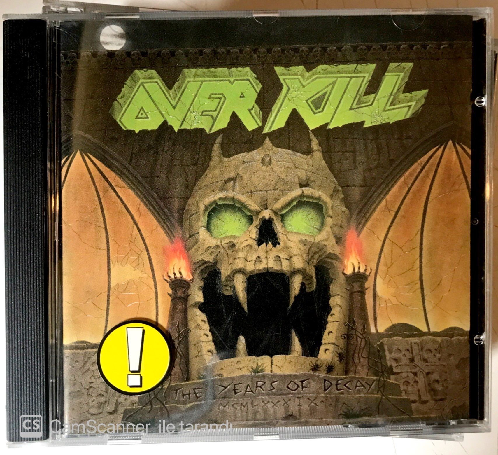 Overkill - The years Of Decay CD