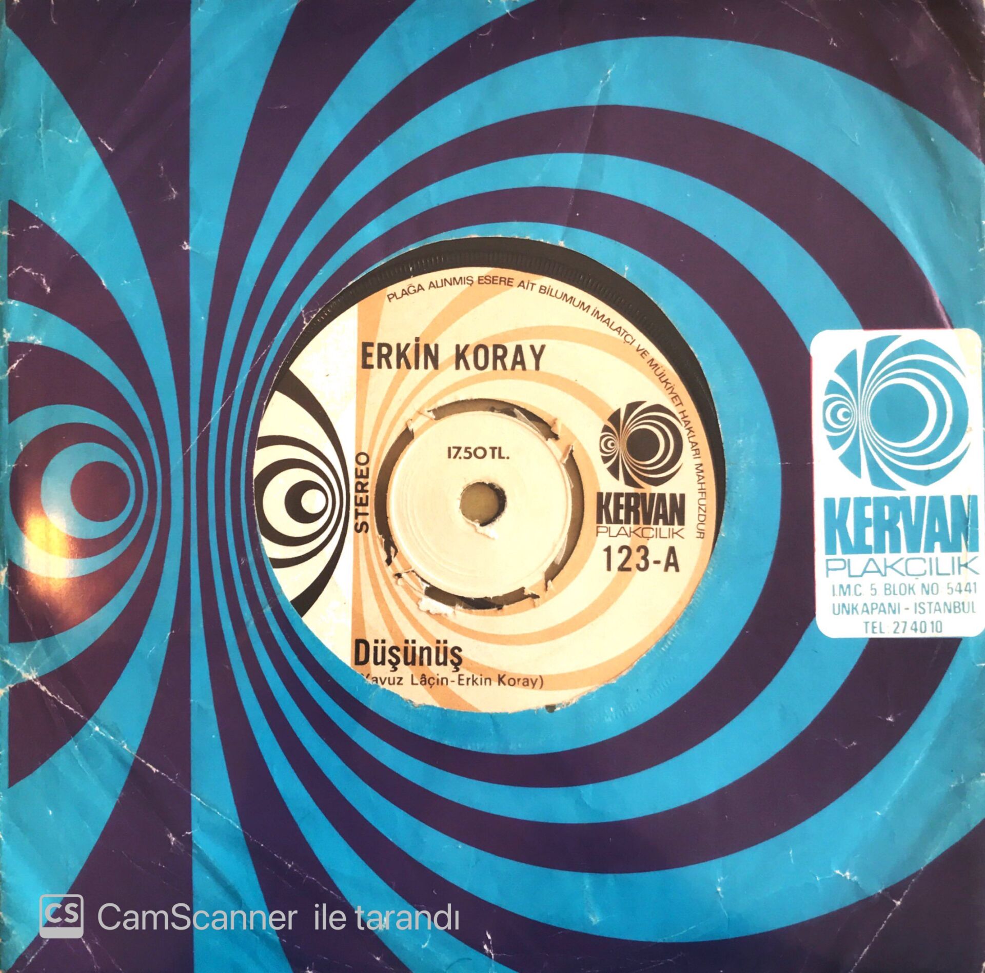 Erkin Koray Düşünüş 45lik
