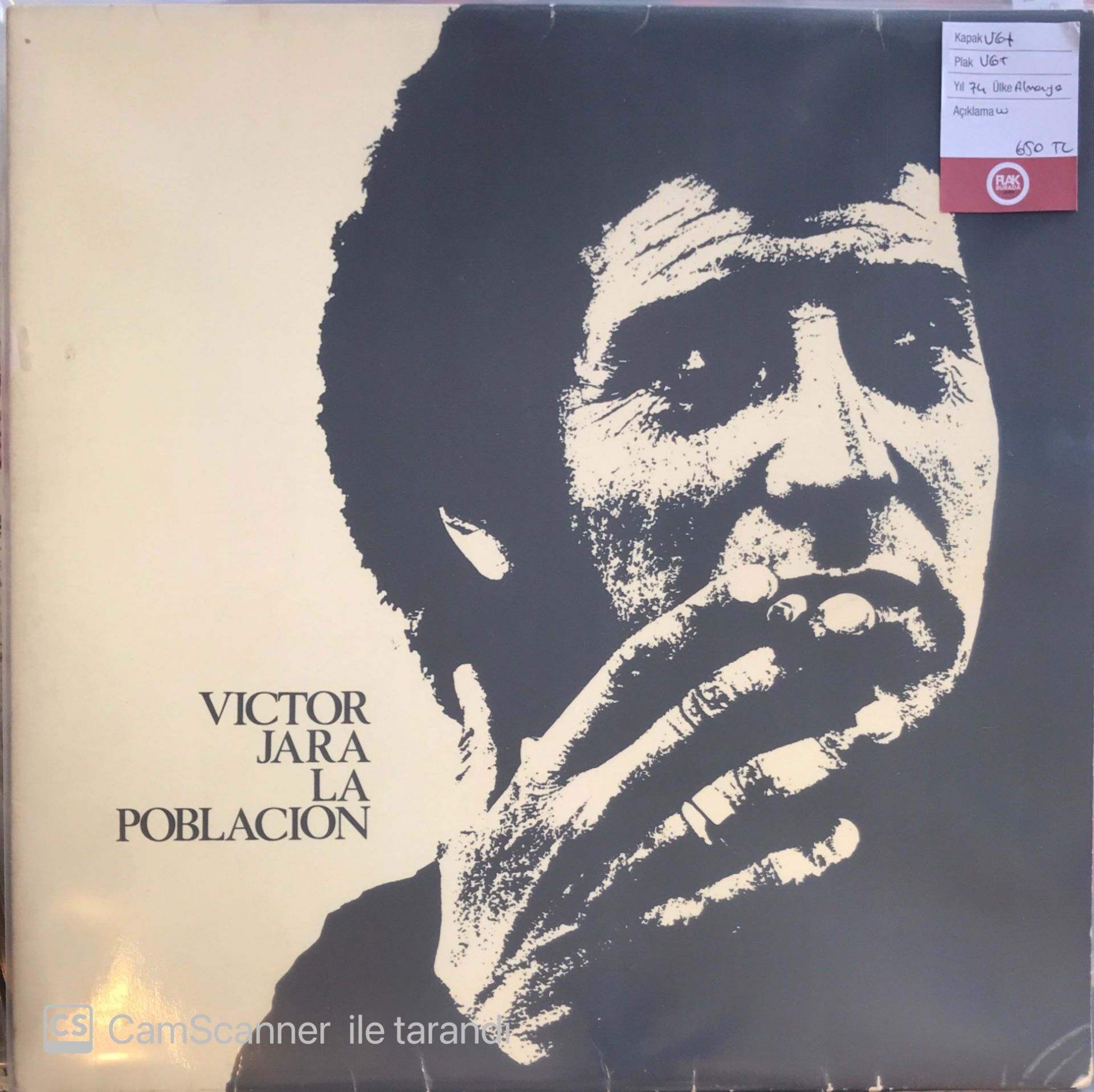Victor Jara La Poblacion LP